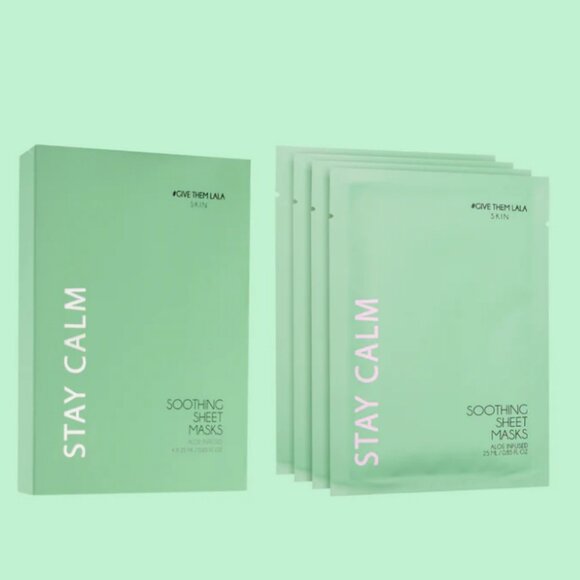 New! Give Them LaLa Stay Calm Soothing Sheet Masks - Picture 1 of 3